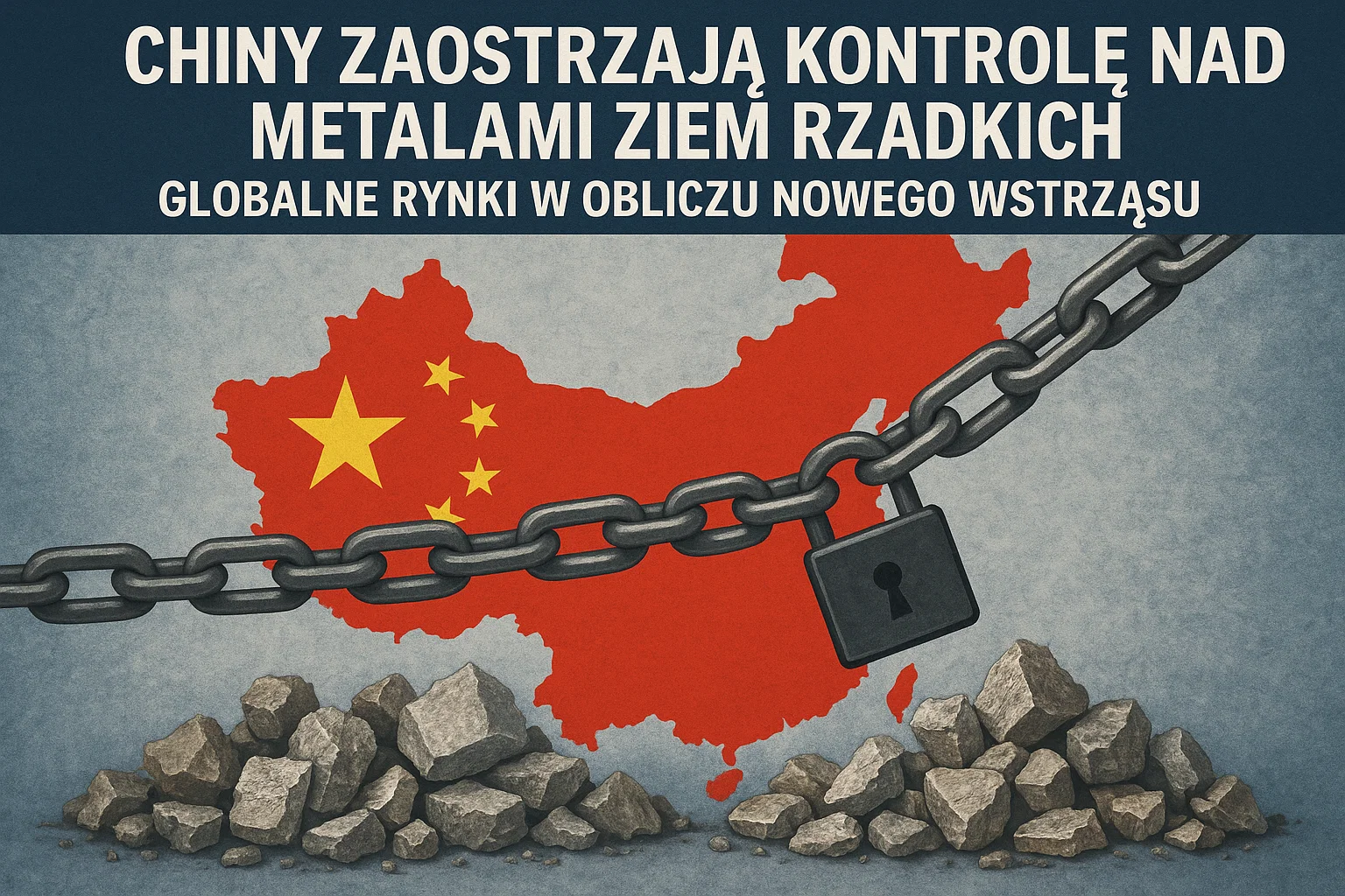 Chiny zaostrzają kontrolę nad metalami ziem rzadkich – globalne rynki w obliczu nowego wstrząsu