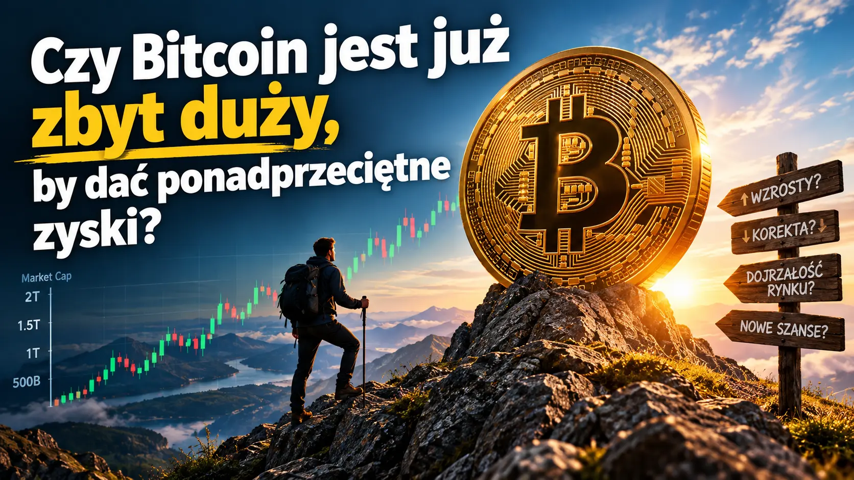 Czy Bitcoin jest już zbyt duży, by dać ponadprzeciętne zyski