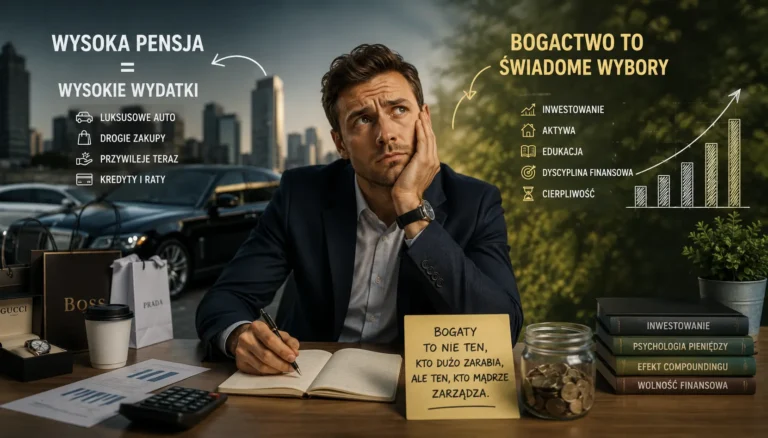 Dlaczego wysoka pensja nie gwarantuje bogactwa