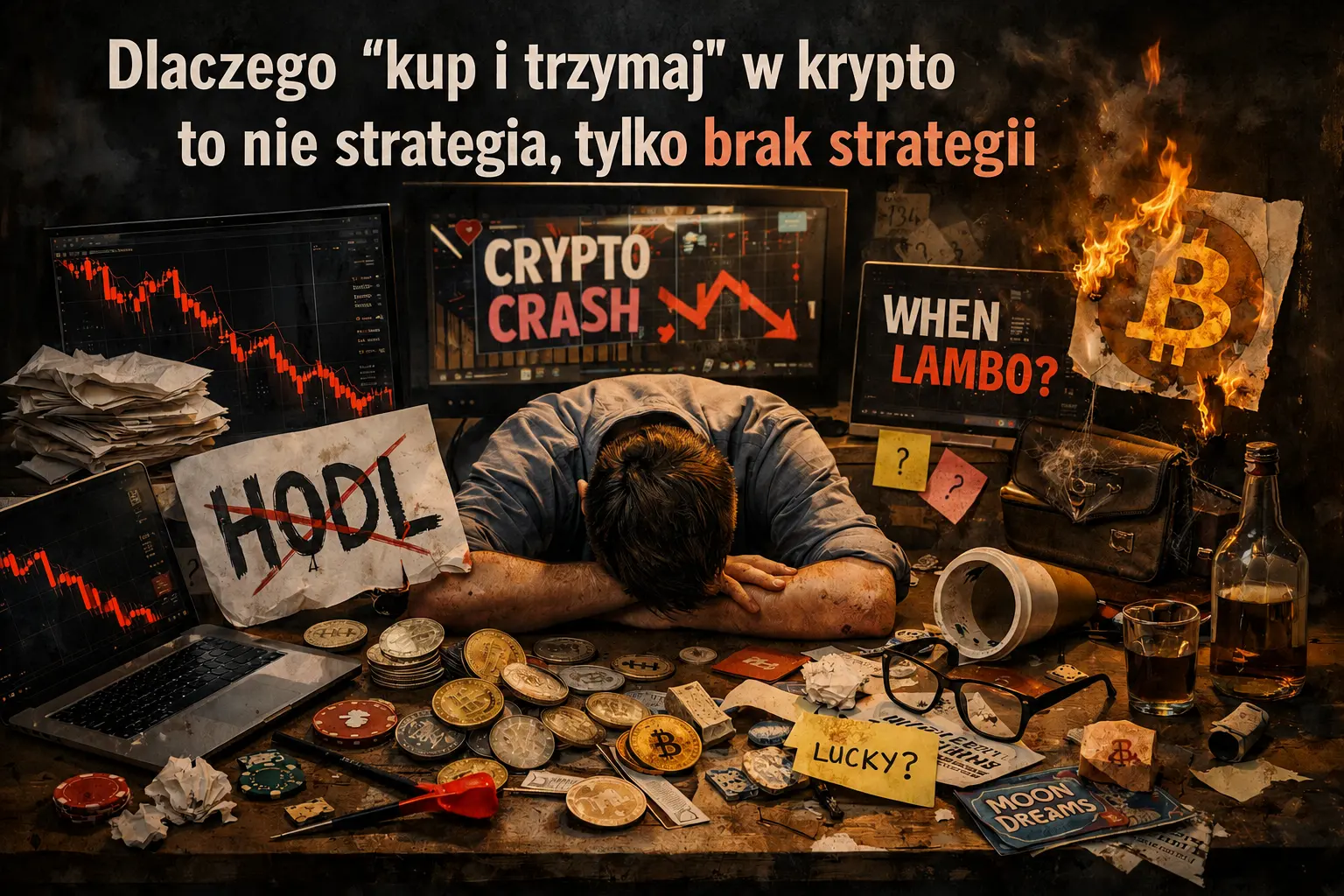 Dlaczego kup i trzymaj w krypto to nie strategia tylko brak strategii