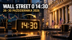 Zmiana czasu a giełda USA: dlaczego 26–30 października sesja rusza o 14:30?